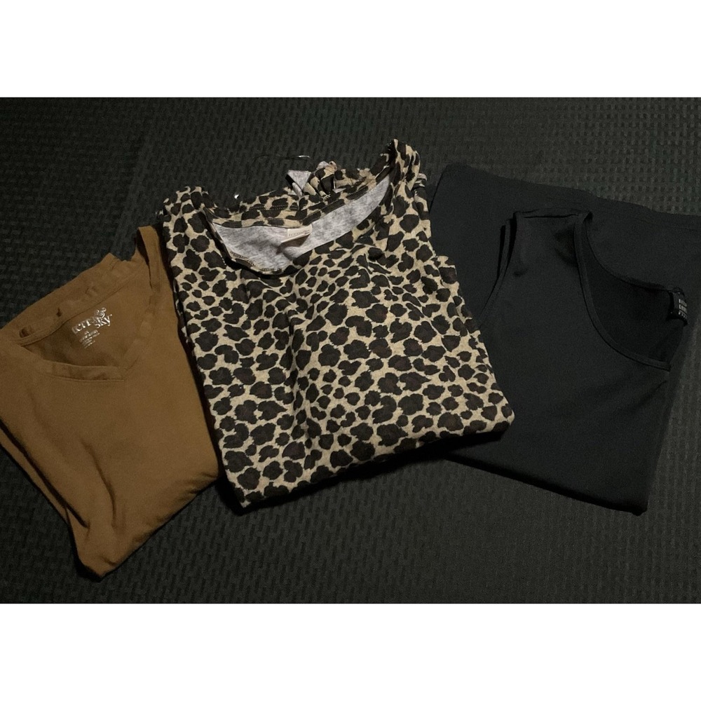 Mixed Brands Shirts Womens 2X Lot Of 3 Multicolor Animal Print Tops Plus Size